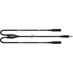 Cordial 30cm 2x Mini Jack Femelle / 1x Mini Jack Mâle