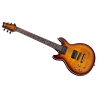 Lâg Roxane RL500 Tobacco Sunburst pour Gaucher