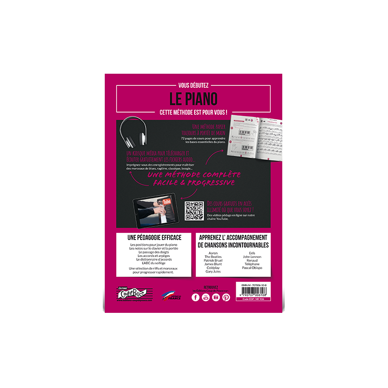 Coup de Pouce - Débutant Piano Volume 1