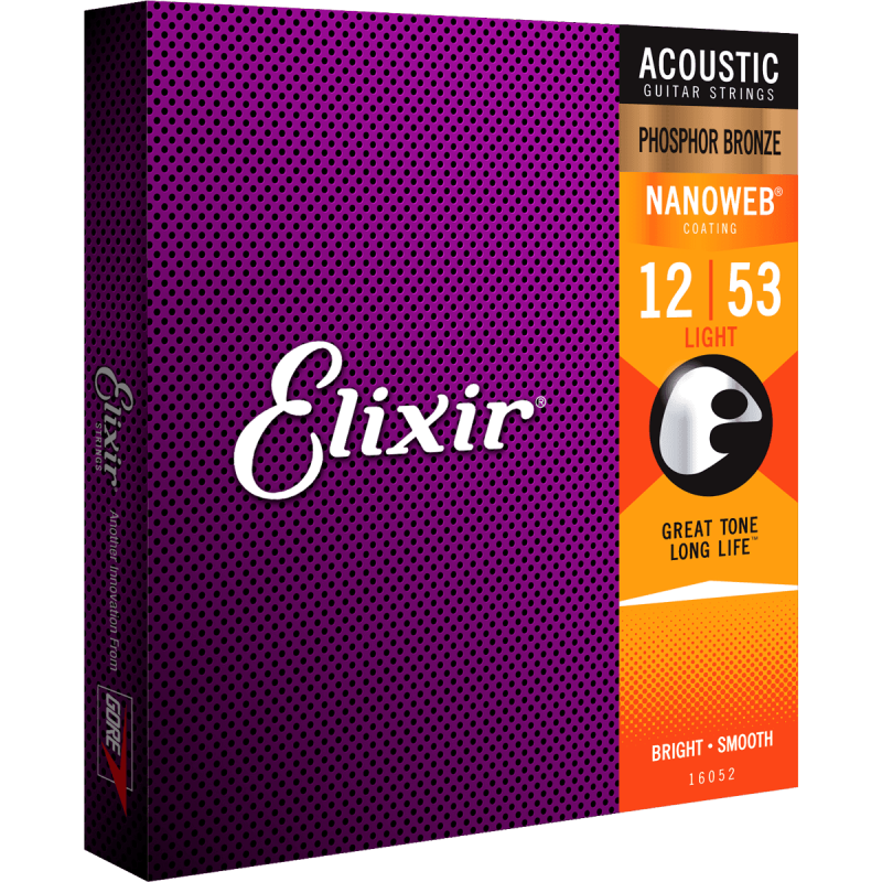 Elixir NANOWEB 80/20 Bronze Custom Light 11-15-22-32-42-52