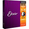 Elixir NANOWEB 80/20 Bronze Custom Light 11-15-22-32-42-52