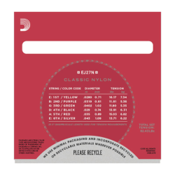 D'Addario EJ27N Student Nylon, Normal Tension