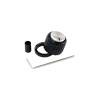 D'Addario LokNob grand format - noir/argent