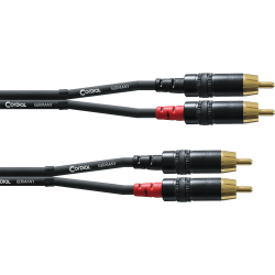 CORDIAL Cable 1,5m 2 RCA/2 RCA