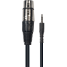 Câble audio Mini jack stéréo mâle/XLR fem. 3m