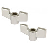 SpareDrum Vis Papillon Cymbale x2