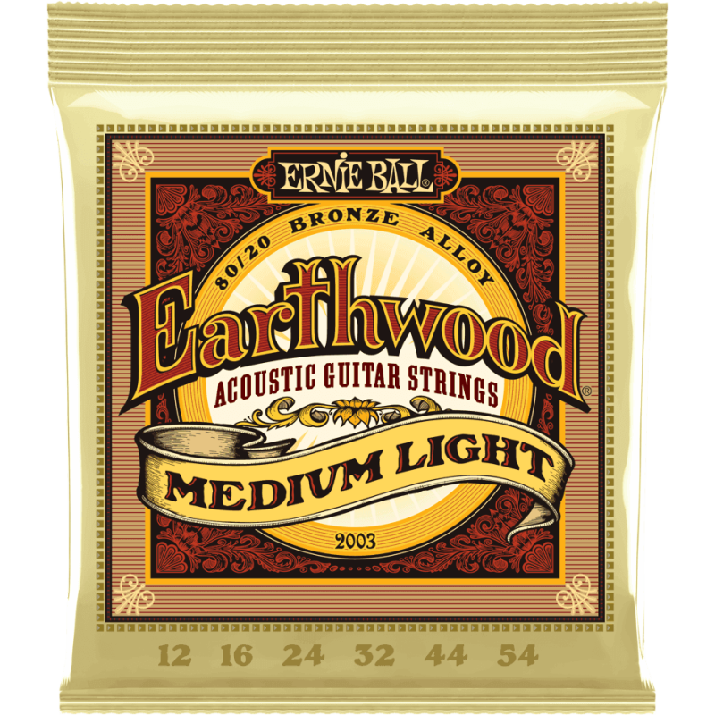 Ernie Ball Earthwood Medium Light Bronze 80/20