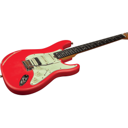 Eko Original Relic Type Strat Aire Relic Fiesta Red