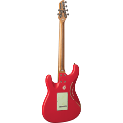 Eko Original Relic Type Strat Aire Relic Fiesta Red