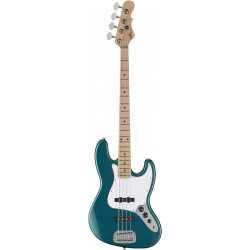 G&L Fullerton Standard Basse 4 Cordes MN Emerald Blue