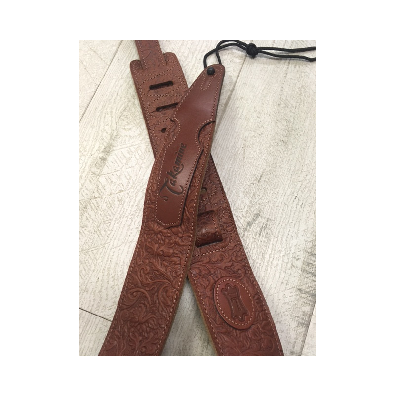 Levy's Sangle Cuir Marron Takamine