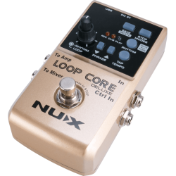 Nux LOOPCORE Deluxe Pédale looper & boîte à rythmes + pédalier 2 voies