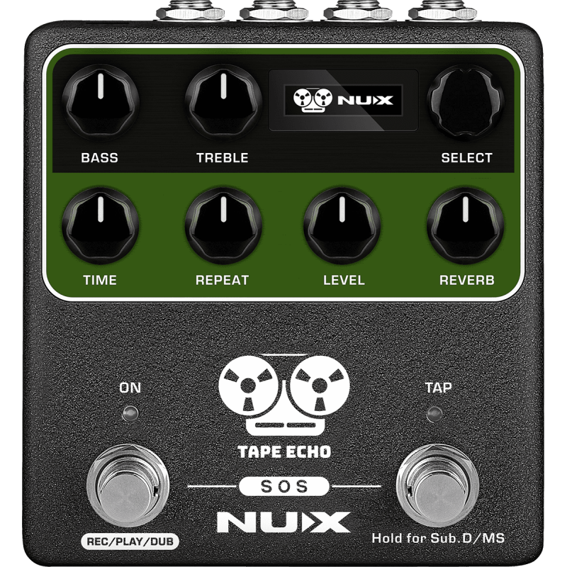 Nux TAPE ECHO Numérique type Tape Echo + Reverb
