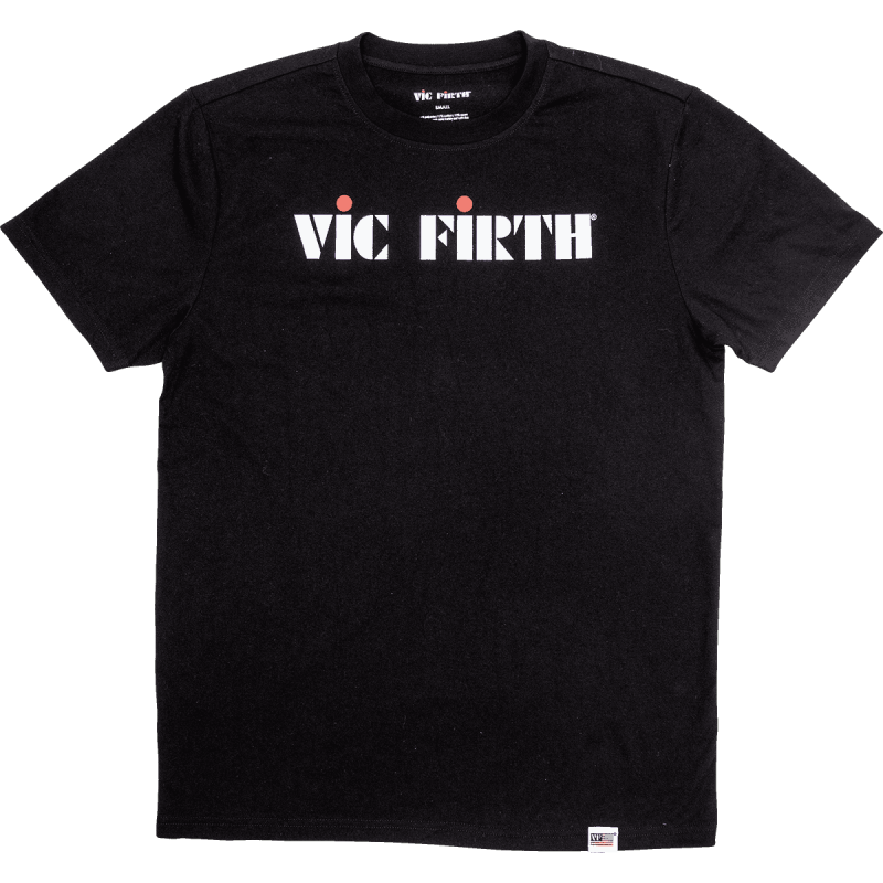 Vic Firth TShirt Logo M Noir