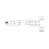 Cordial Mini-Jack / RCA - Mini-J./2 RCA 0.9m
