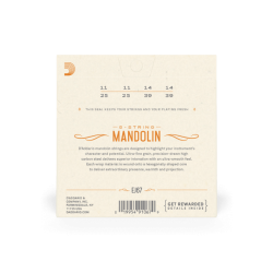 D'Addario EJ67 Mandoline Medium 11-39