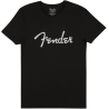 Fender TShirt 2XXL Logo Spaguetti Noir