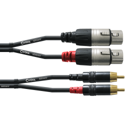 CORDIAL Cable 3m 2 RCA/2...