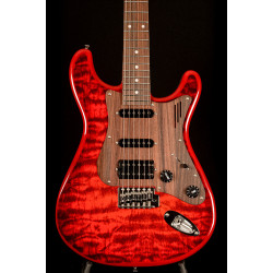 Magneto U-One Series Sonnet Modern Quilted Trans Wine Red avec Gig-Bag