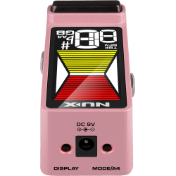 Nux FlowTune Compact Accordeur guitare rose