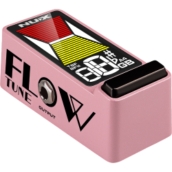 Nux FlowTune Compact Accordeur guitare rose