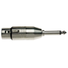 Adaptateur Jack mono mâle/XLR femelle