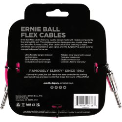 Ernie Ball Câble Jack/jack 3m Rose