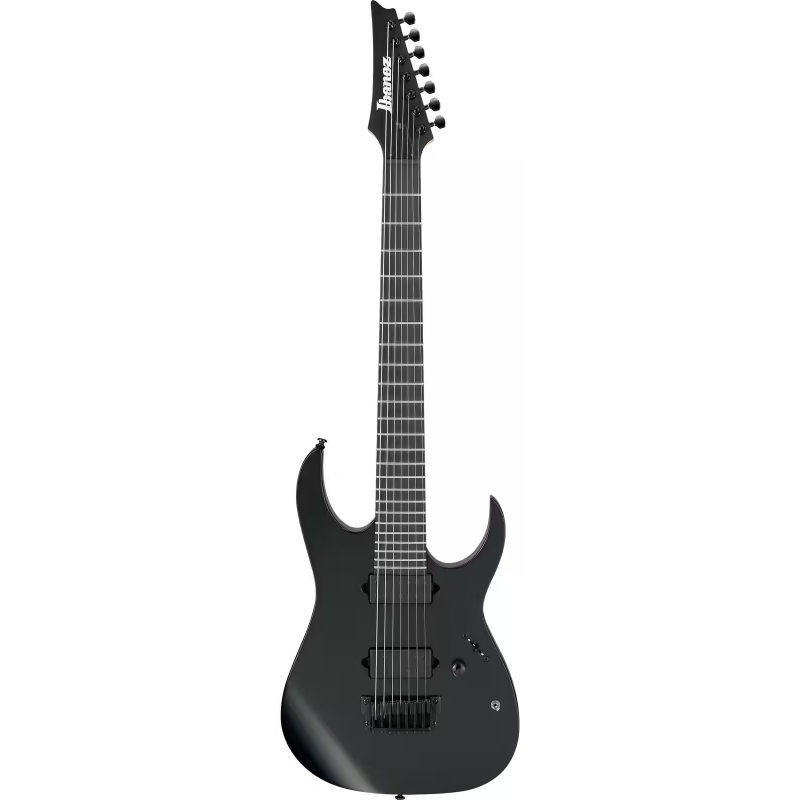 Ibanez RGIXL7 7 Cordes Black Flat Iron Label + Etui