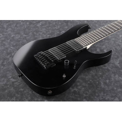 Ibanez RGIXL7 7 Cordes Black Flat Iron Label + Etui