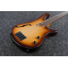 Ibanez SRH500FNNF Basse Fretless Forearm Contour Natural Browned Burst Flat