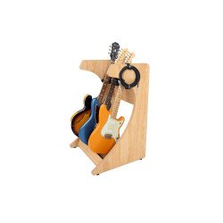 Gator Support pour 3/4 guitares ou basses Naturel