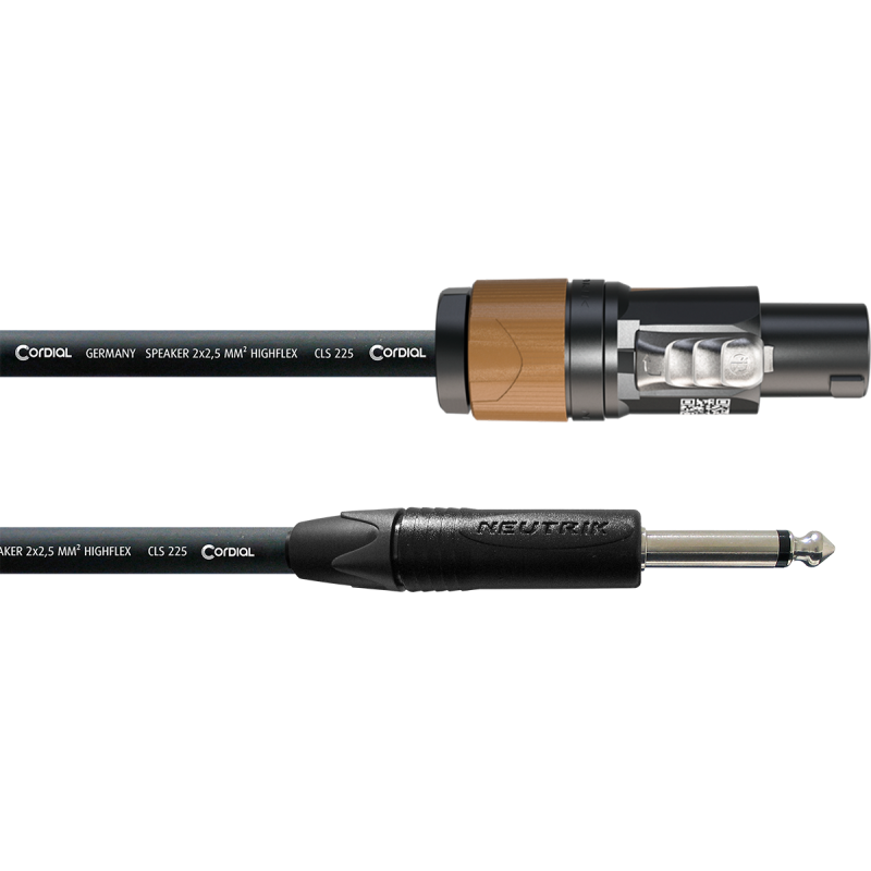 Cordial Cable 1,5m Speakon 2 points / Jack