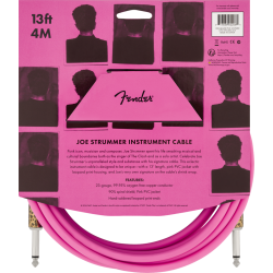 Fender Cable 4m Joe Strummer Leopard Rose