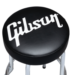 Gibson Barstool Logo Noir Blanc Modele Haut
