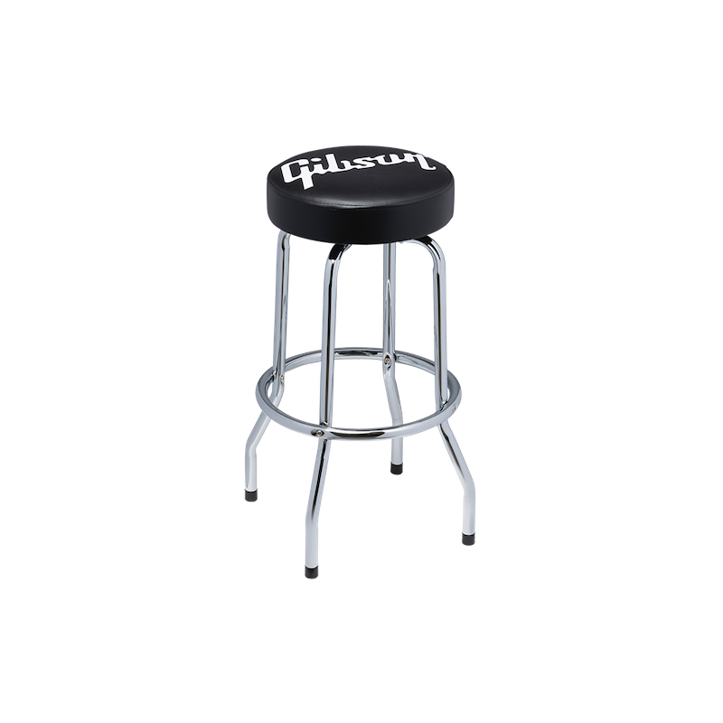 Gibson Barstool Logo Noir Blanc Modele Haut