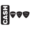 Dunlop Boîte de 6x Mediators Johnny Cash Heavy
