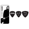Dunlop Boîte de 6x Mediators Johnny Cash Heavy