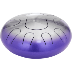 Pearl Tongue Drum 9 Notes C Akebono Natural Purple Fade