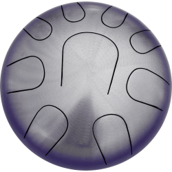 Pearl Tongue Drum 9 Notes C Akebono Natural Purple Fade