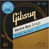 Gibson jeu 4 Cordes Long Scale Brite Wire Electric Roundwound Light 45-105