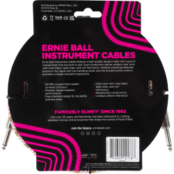 Ernie Ball Cable Jack/jack 3m Emerald Argyle