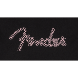 Fender Tshirt XL Motif Damier Ondule Logo Spaghetti