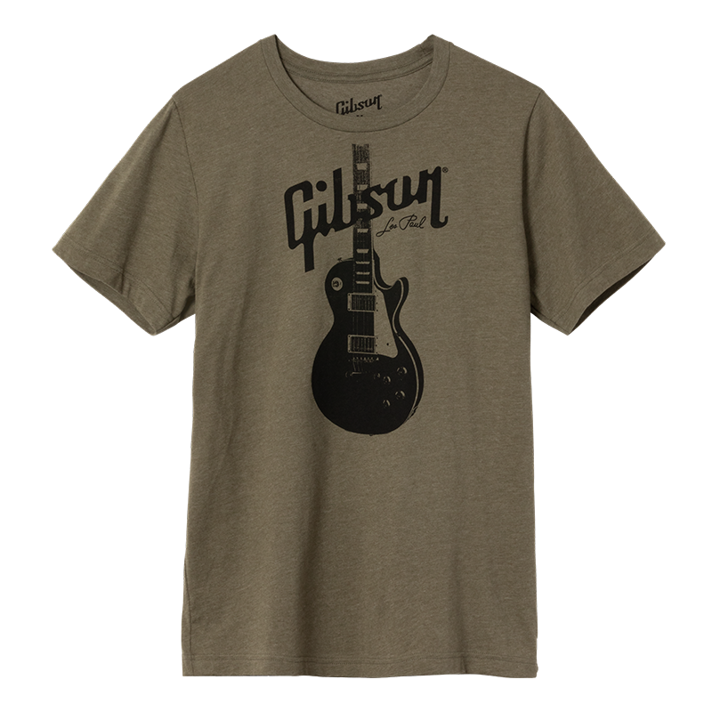 Gibson L TShirt LesPaul  Kaki
