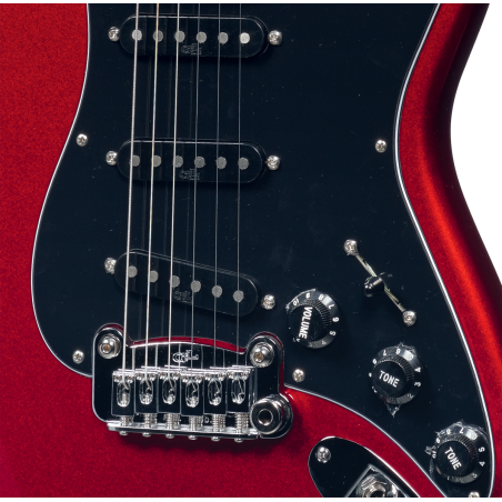 G&L USA Legacy RW Candy Apple Red