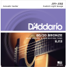 D'Addario EJ13 80/20 Bronze 11-52 Custom Light